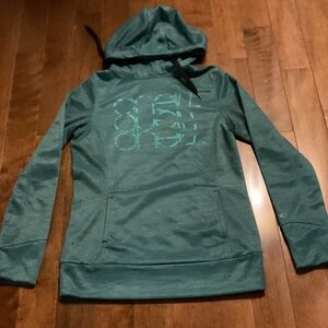 Stylish Teal Women's Hoodie Sweater. O’NEILL SANTA CRUZ CALIFORNIA 1952